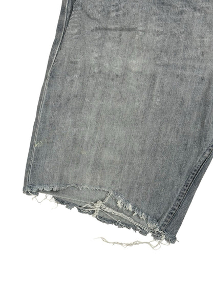 Levi's Blue Cut Off Shorts 34W