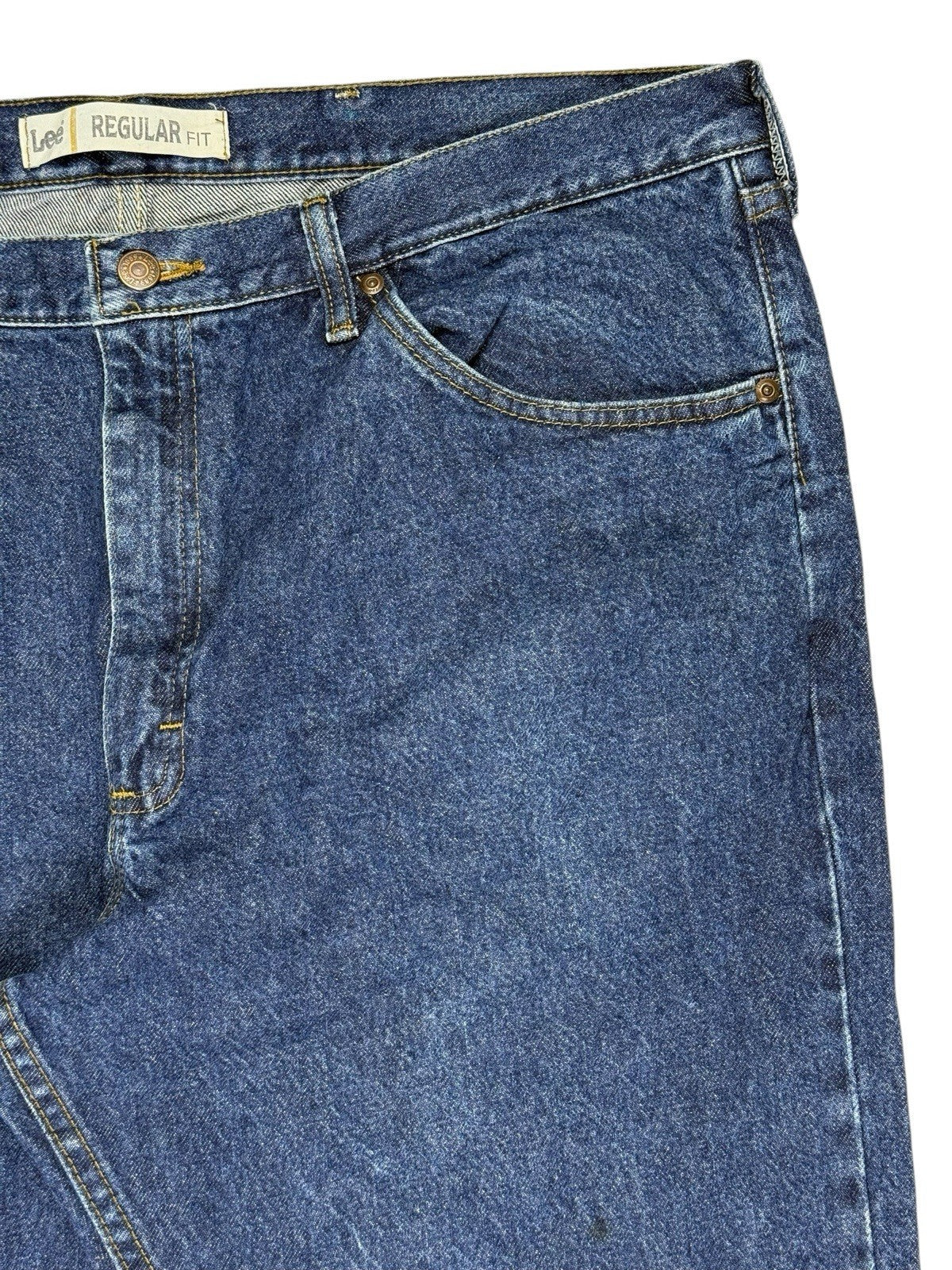 Lee Blue Cotton Denim Jeans 42W 25L