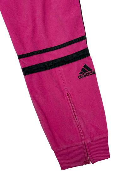 Adidas Pink Velour Retro Tack Pants Size 12