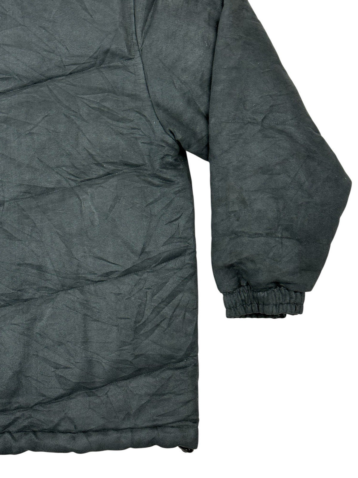 Nike Air Jordan Retro Grey Plaid Lined Puffer Jacket Small