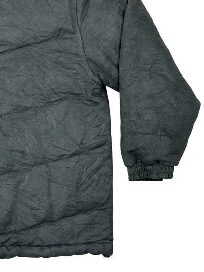 Nike Air Jordan Retro Grey Plaid Lined Puffer Jacket Small