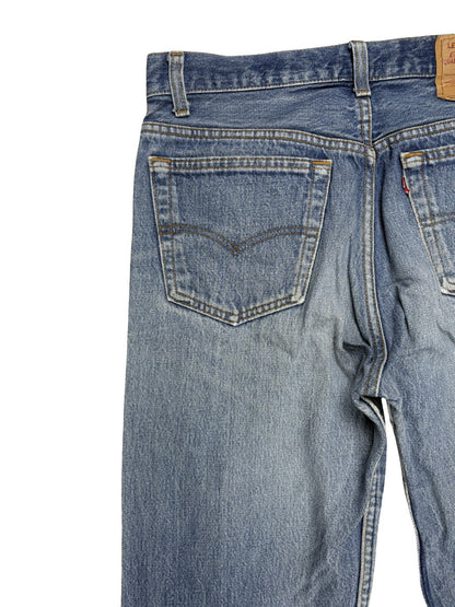 Levi's Blue Vintage 90's Straight Leg Denim Jeans 32W 34L Made in USA
