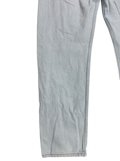 Levi's 501 Light Blue Vintage 00's Straight Leg Denim Jeans 33W 30L