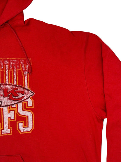 Retro NFL Kansas City Chiefs Red NFL Zip Hoodie Jacket XL