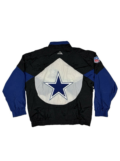 NFL Apex One Vintage Pro Line Dallas Cowboys Windbreaker Jacket Large