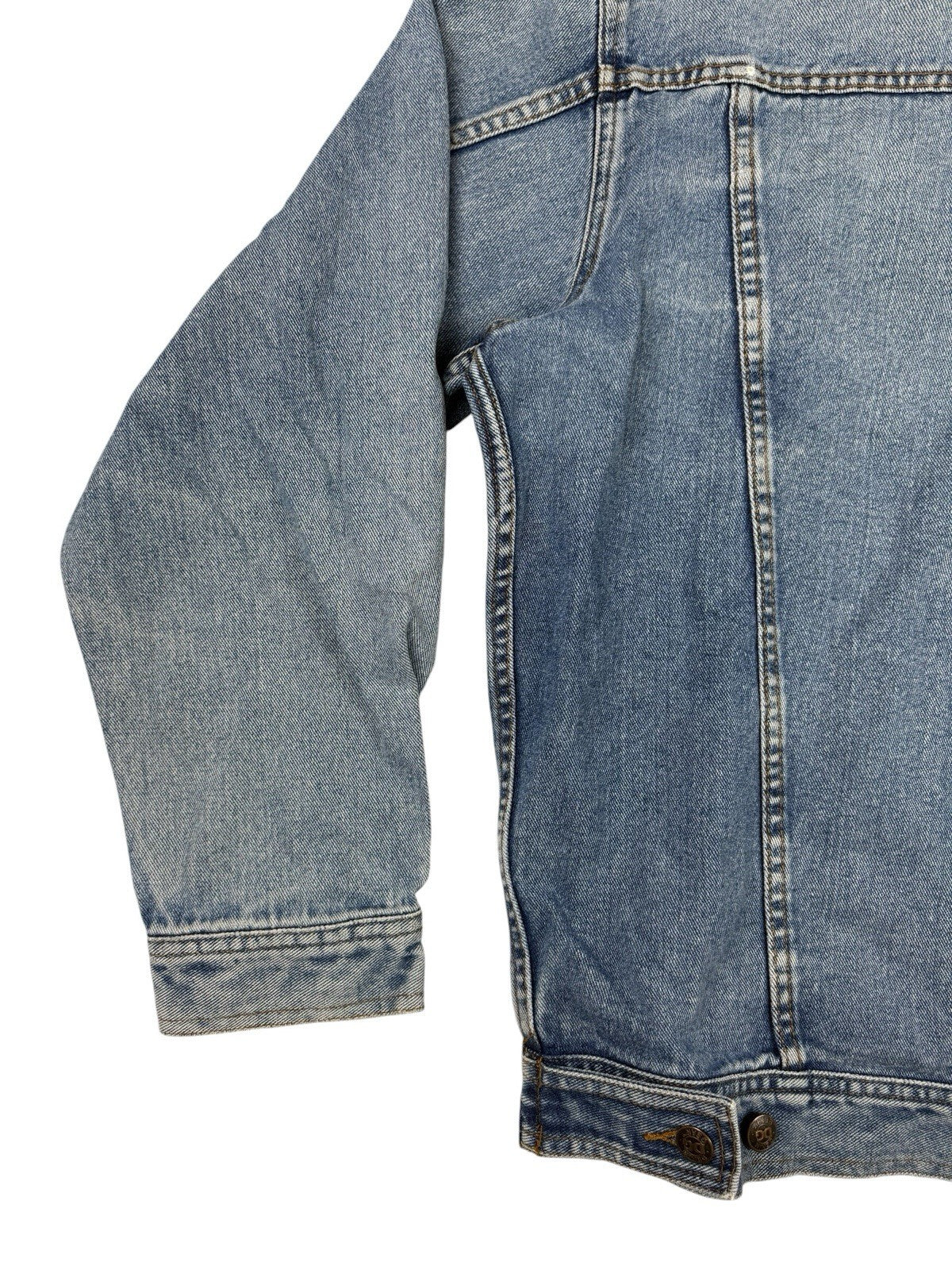 Denim Gear Retro Trucker Cowboy Blue Denim Jacket Y2K Large
