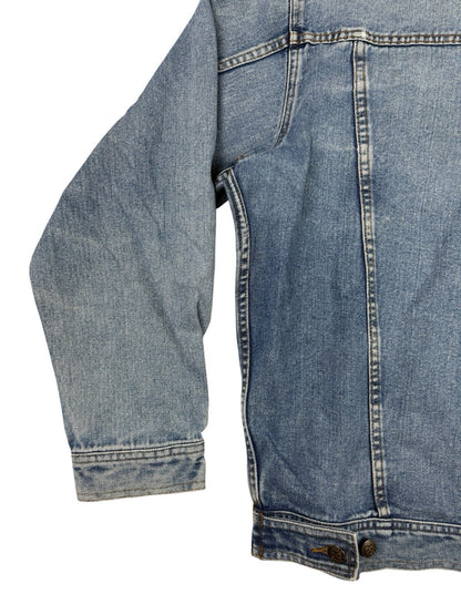 Denim Gear Retro Trucker Cowboy Blue Denim Jacket Y2K Large