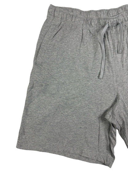 Nike Grey Cotton Jogger Lounge Sweat Shorts 2XL