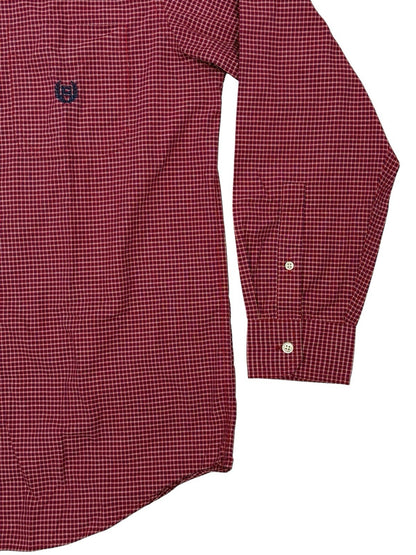 Chaps Red Check Collared Shirt Medium