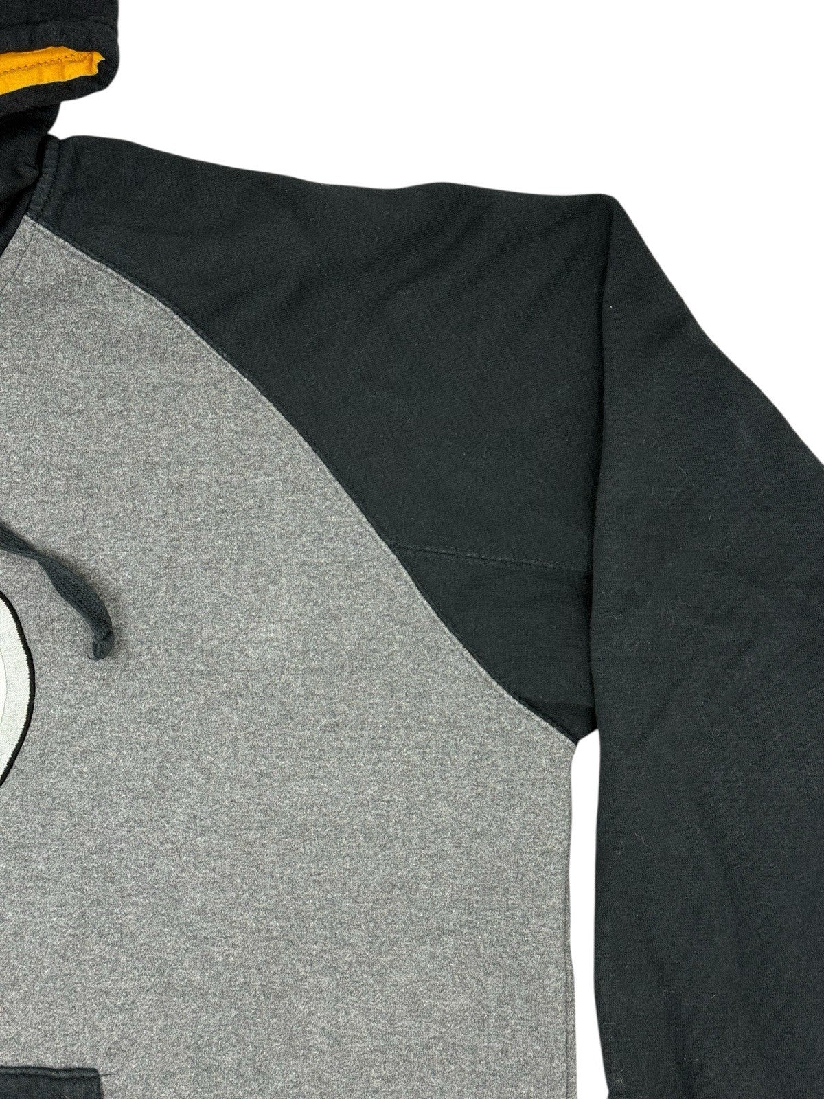 NFL Pittsburgh Steelers Retro Grey Zip Hoodie Jacket XL