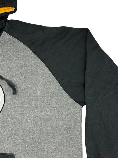 NFL Pittsburgh Steelers Retro Grey Zip Hoodie Jacket XL