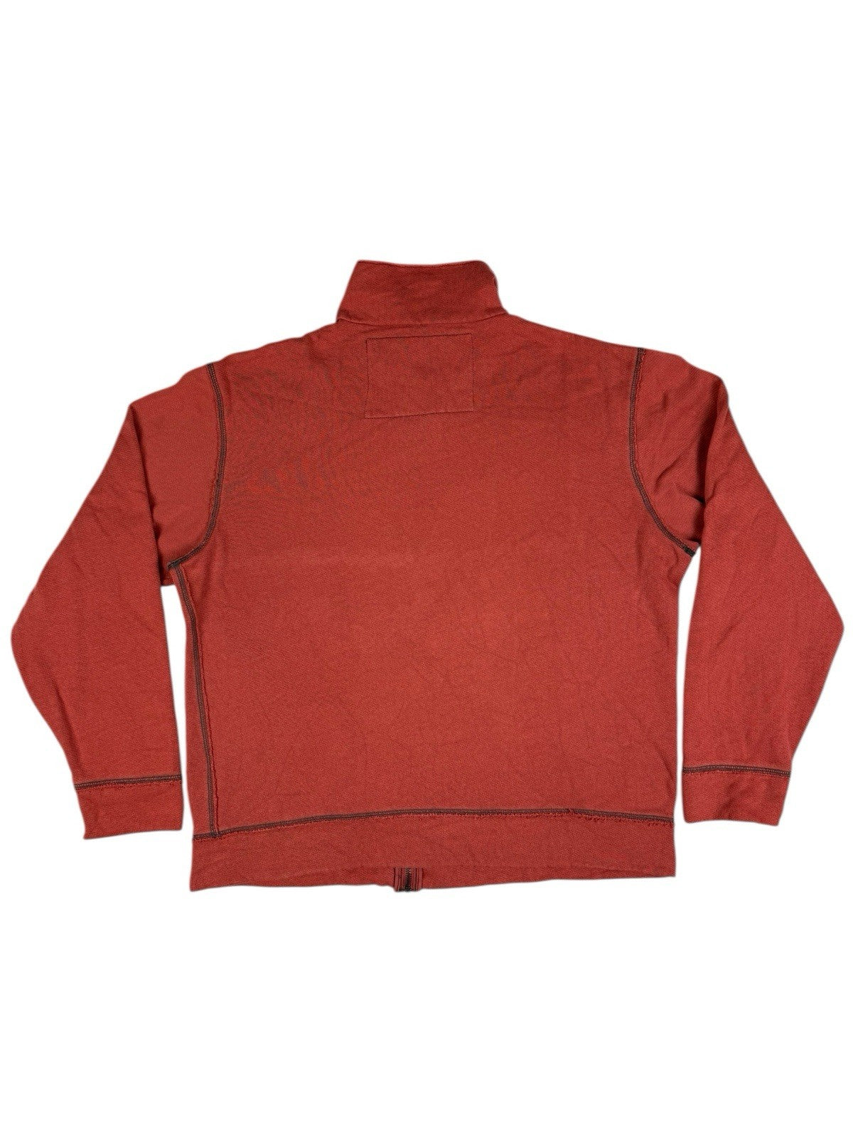 Polo Jeans Company Orange Zip Cotton Blend Jacket Medium