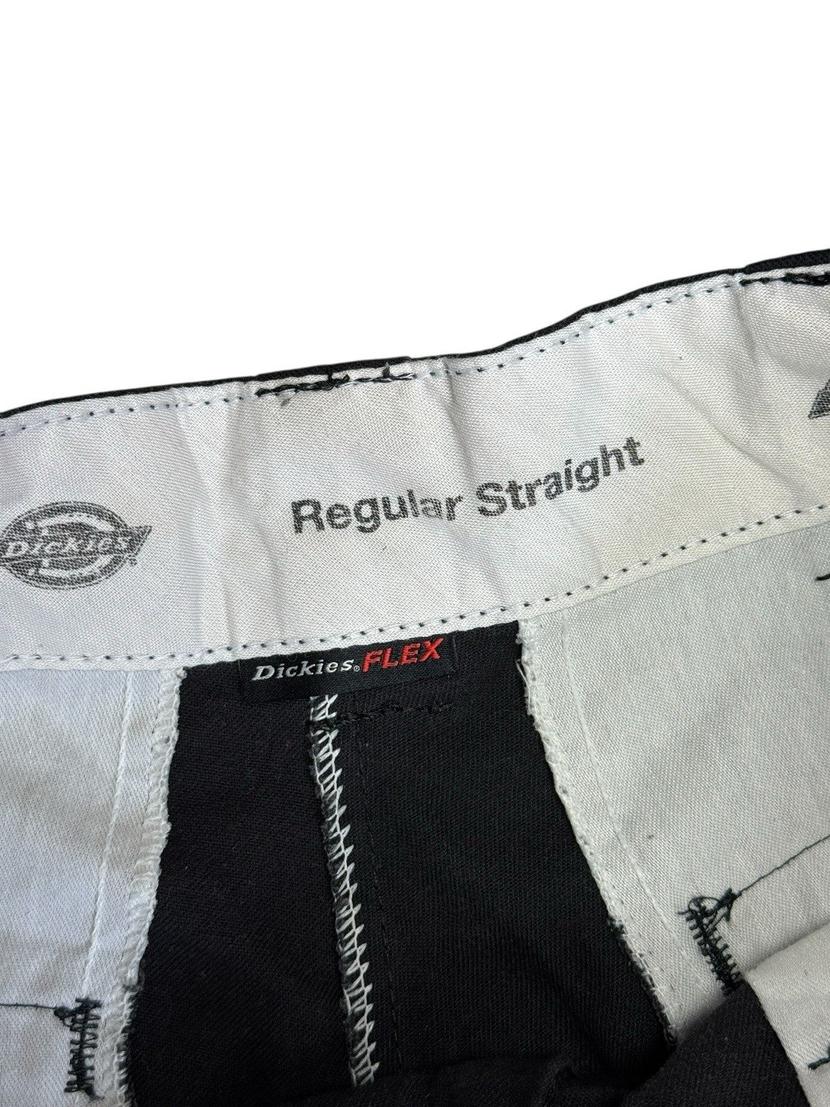 Dickies Black Flex Regular Straight Chino Trousers 30W 32L