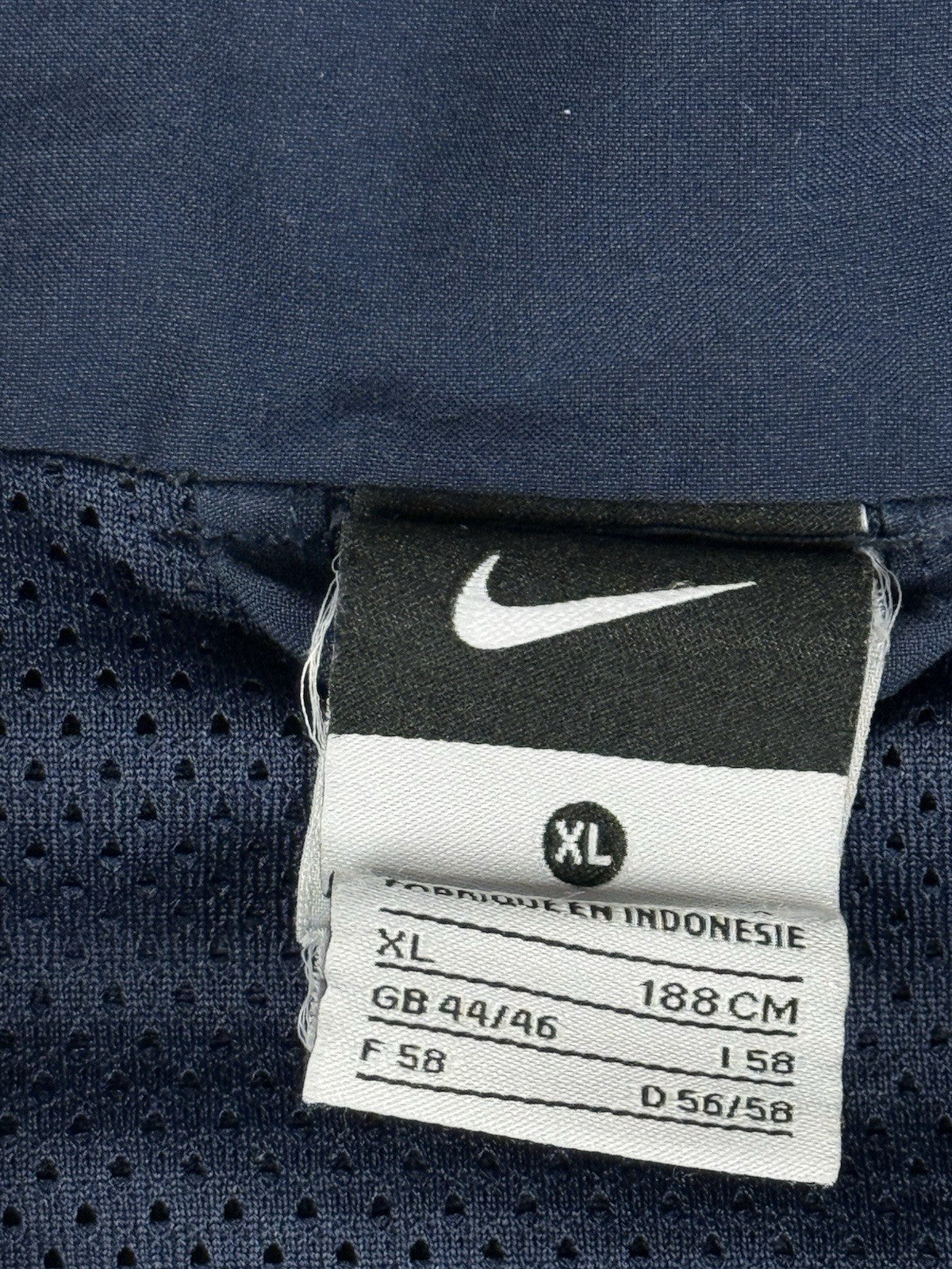 Nike Retro Blue  Colourblock Embroidered Zip Track Jacket XL