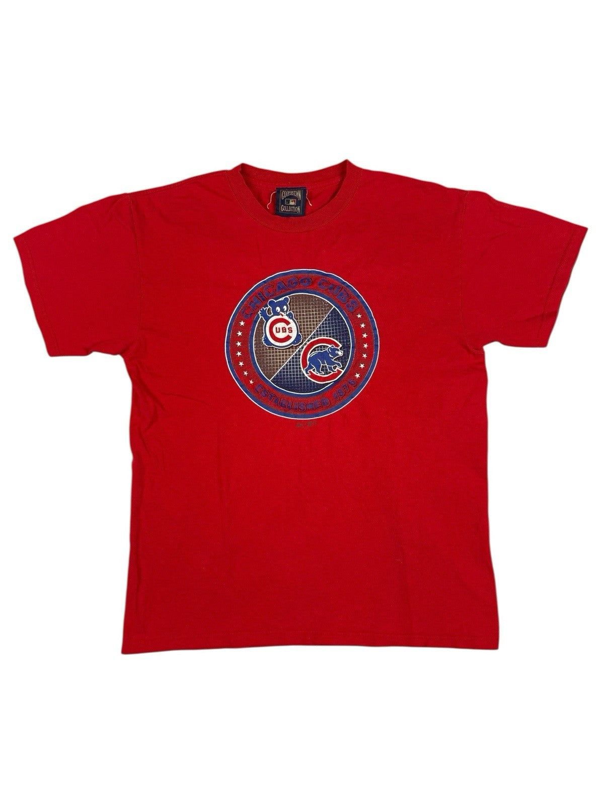 Majestic Vintage Reds Chicago Cubs Top Medium
