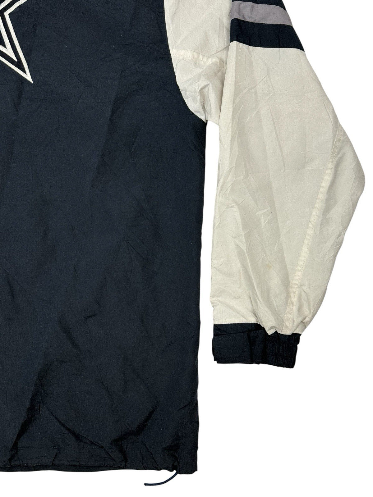 Dallas Cowboys NFL Blue Windbreaker Zip Track Jacket Medium