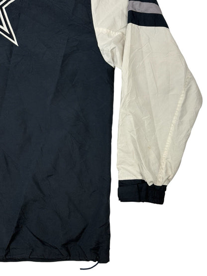 Dallas Cowboys NFL Blue Windbreaker Zip Track Jacket Medium