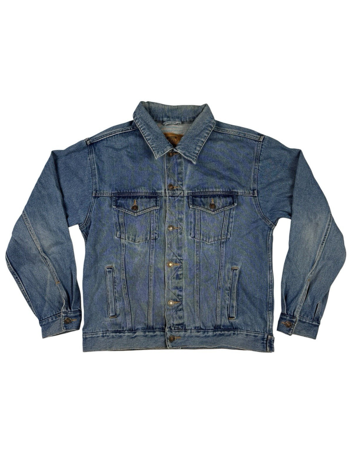 Route 66 Retro Blue Denim Jacket Medium