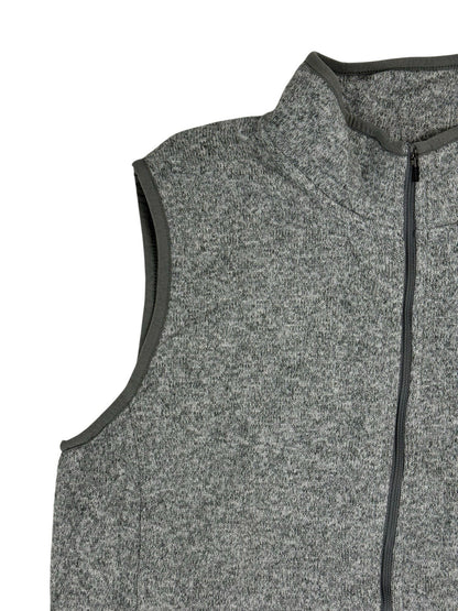 LL Bean Grey Zip Gillet Bodywarmer Medium