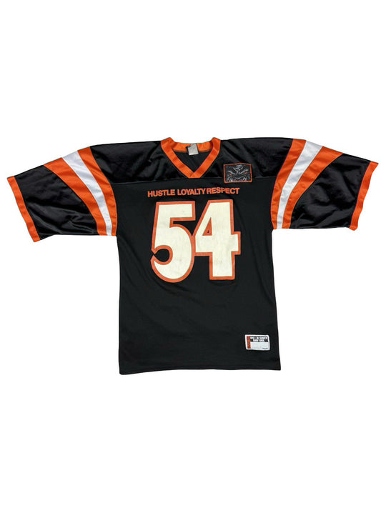 John Cena Black WrestleMania 24 Beware of Dog Football Top Large