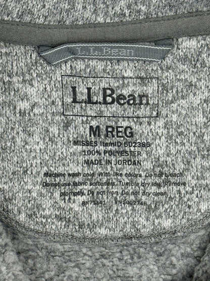 LL Bean Grey Zip Gillet Bodywarmer Medium