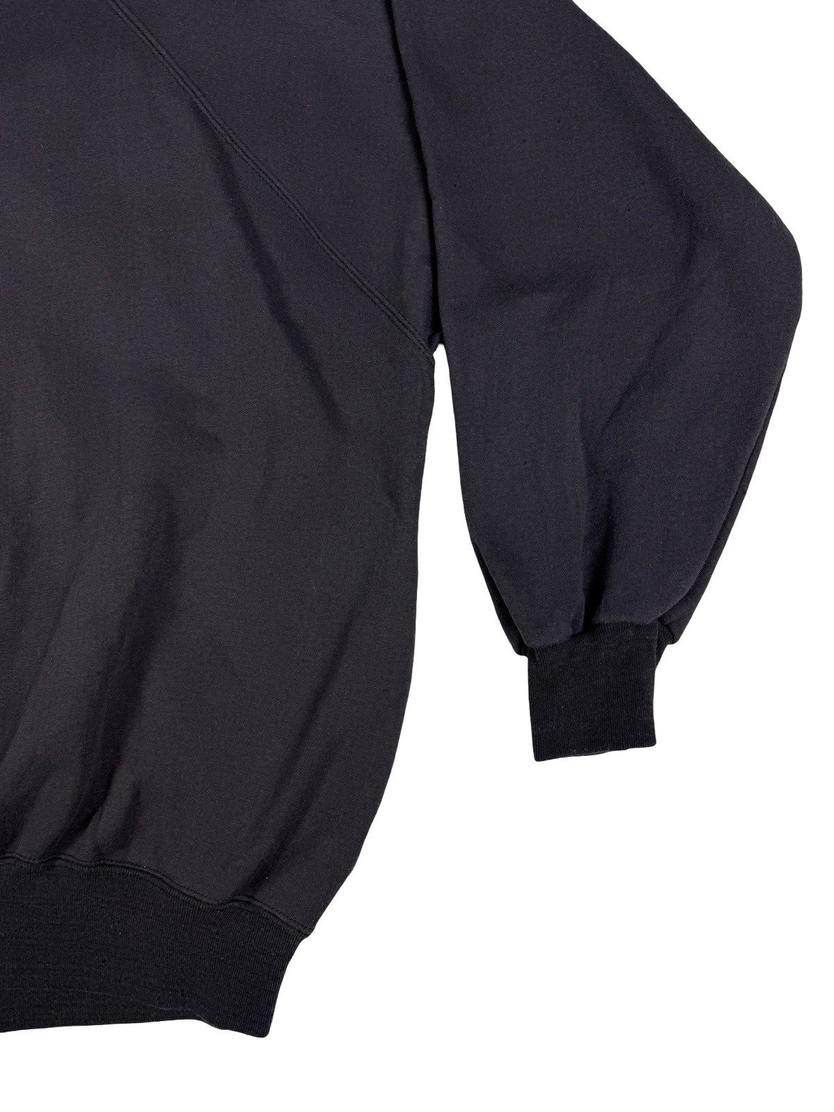 Vintage 80's GDR Man Size Black Abstract Splash Graphic Sweatshirt 2XL