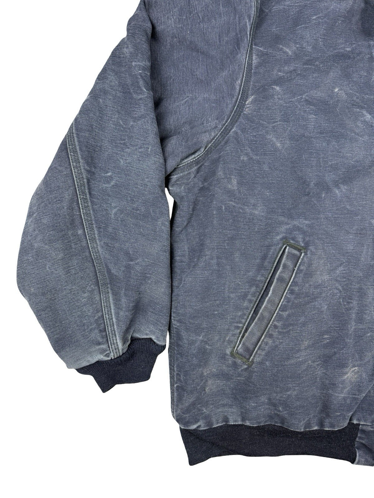 Carhartt Blue FR 101623 410 Workwear Insulated Jacket Distressed XL