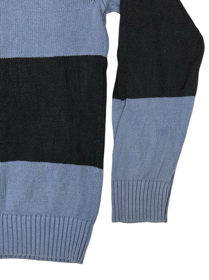 Nautica Retro Blue Striped Cotton Jumper XL