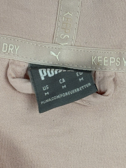Puma Pink Zip Through Hoodie Jacket Medium