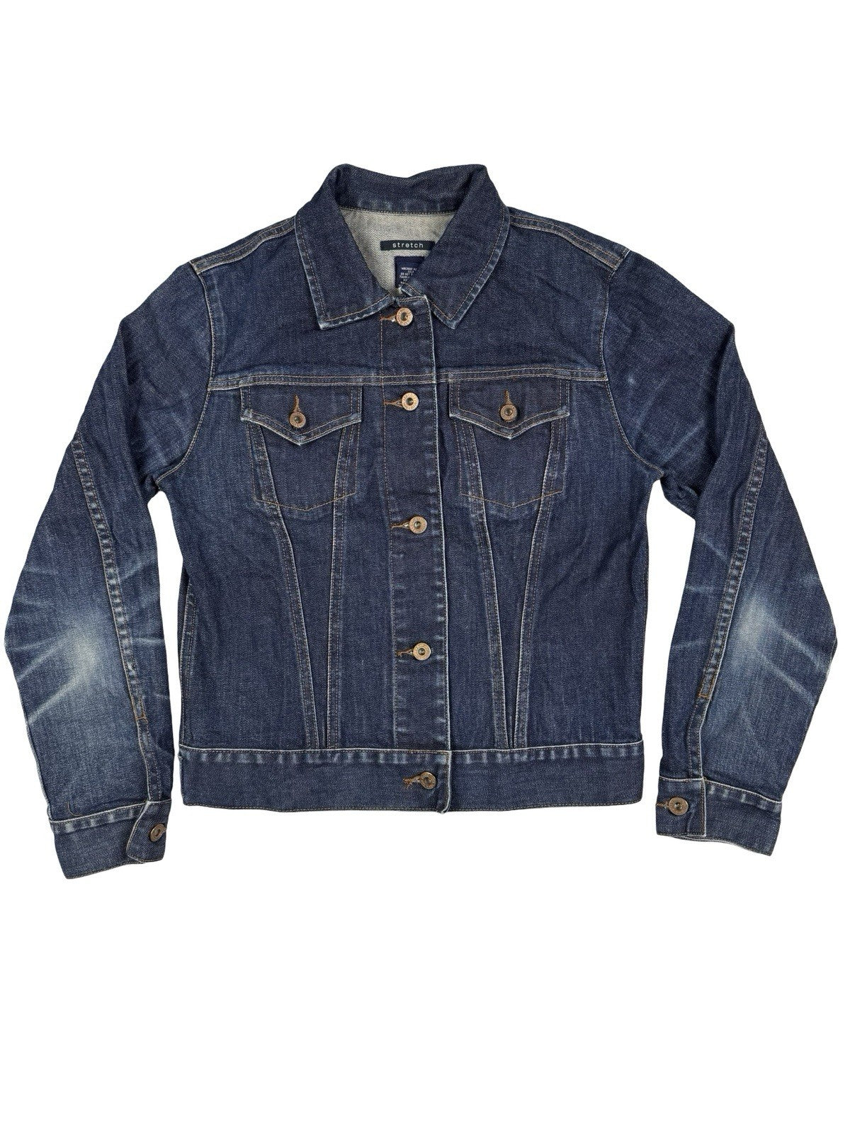 Gap Y2K Blue Denim Stretch Jacket Youth Medium (Age 8/9)