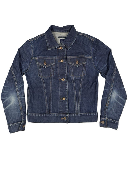 Gap Y2K Blue Denim Stretch Jacket Youth Medium (Age 8/9)