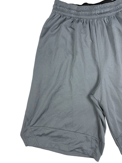 Nike Grey Dri Fit Polyester Active Sport Basketball Shorts Large
