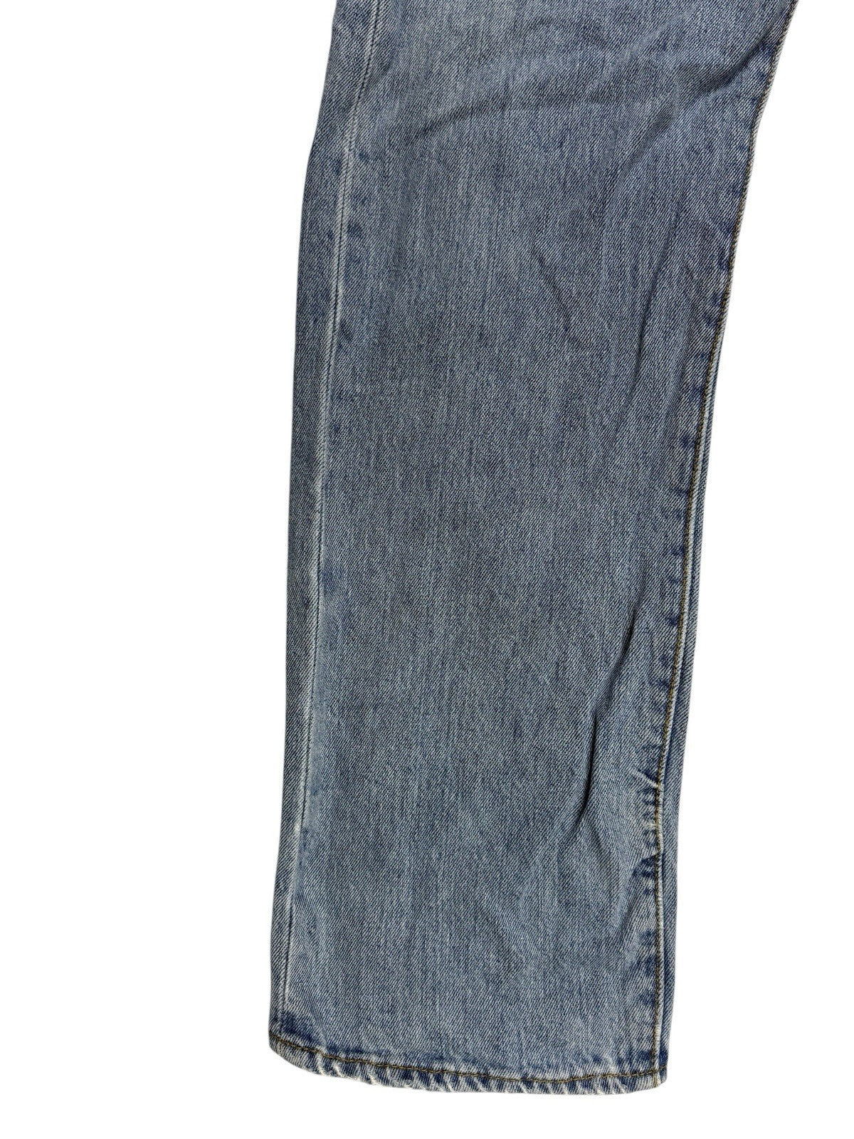 Levi's 501 Light Blue Straight Leg Denim Jeans 34W 30L