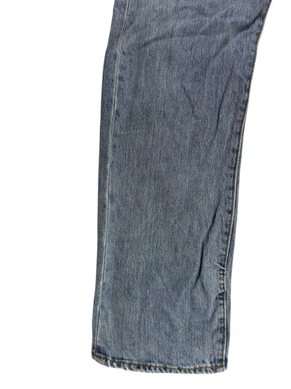 Levi's 501 Light Blue Straight Leg Denim Jeans 34W 30L