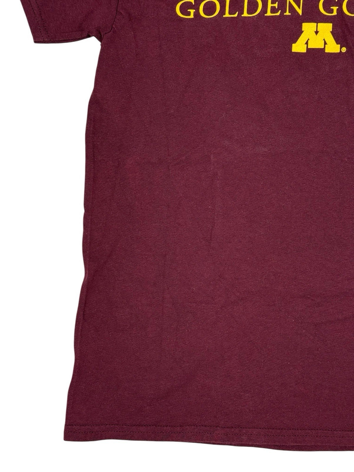 University of Minnesota Maroon Cotton Golden Gophers College Apparel Top Small