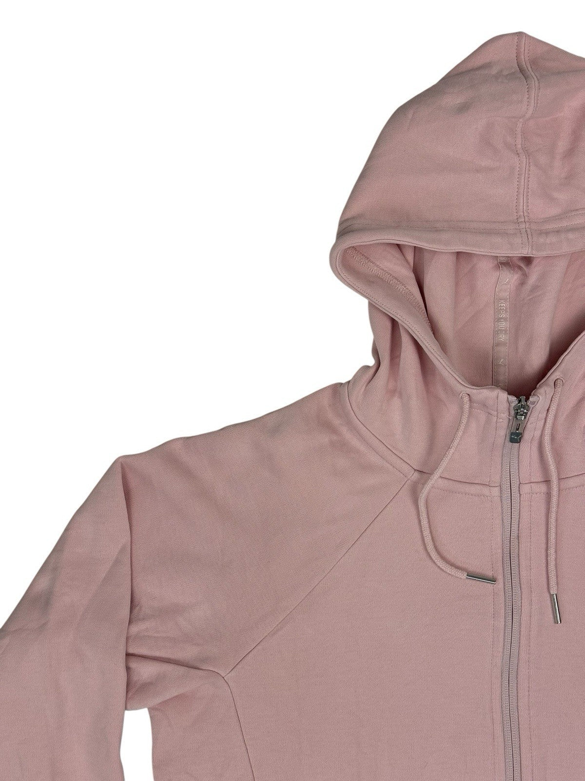 Puma Pink Zip Through Hoodie Jacket Medium