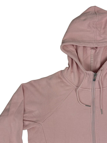 Puma Pink Zip Through Hoodie Jacket Medium