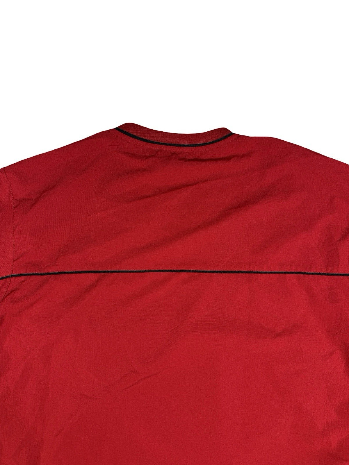 Starter Retro Red Pullover V-Neck Jumper Windbreaker Large