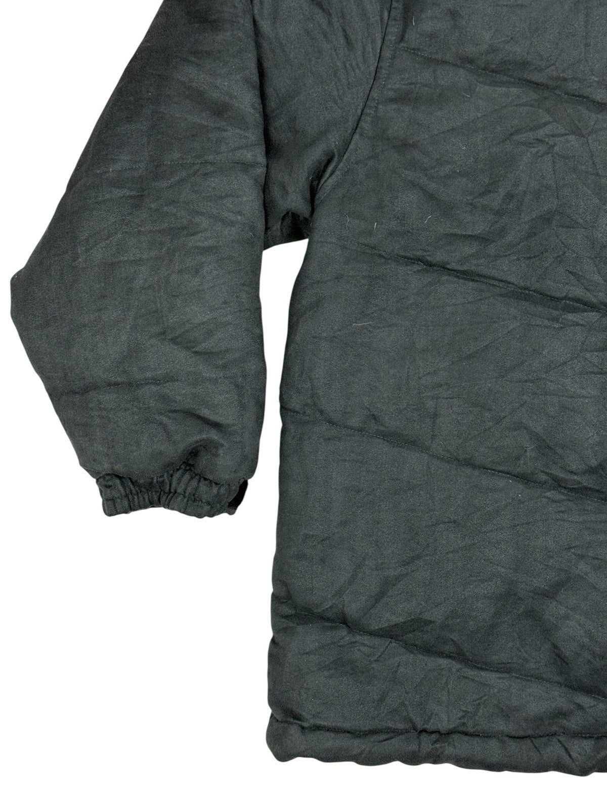 Nike Air Jordan Retro Grey Plaid Lined Puffer Jacket Small