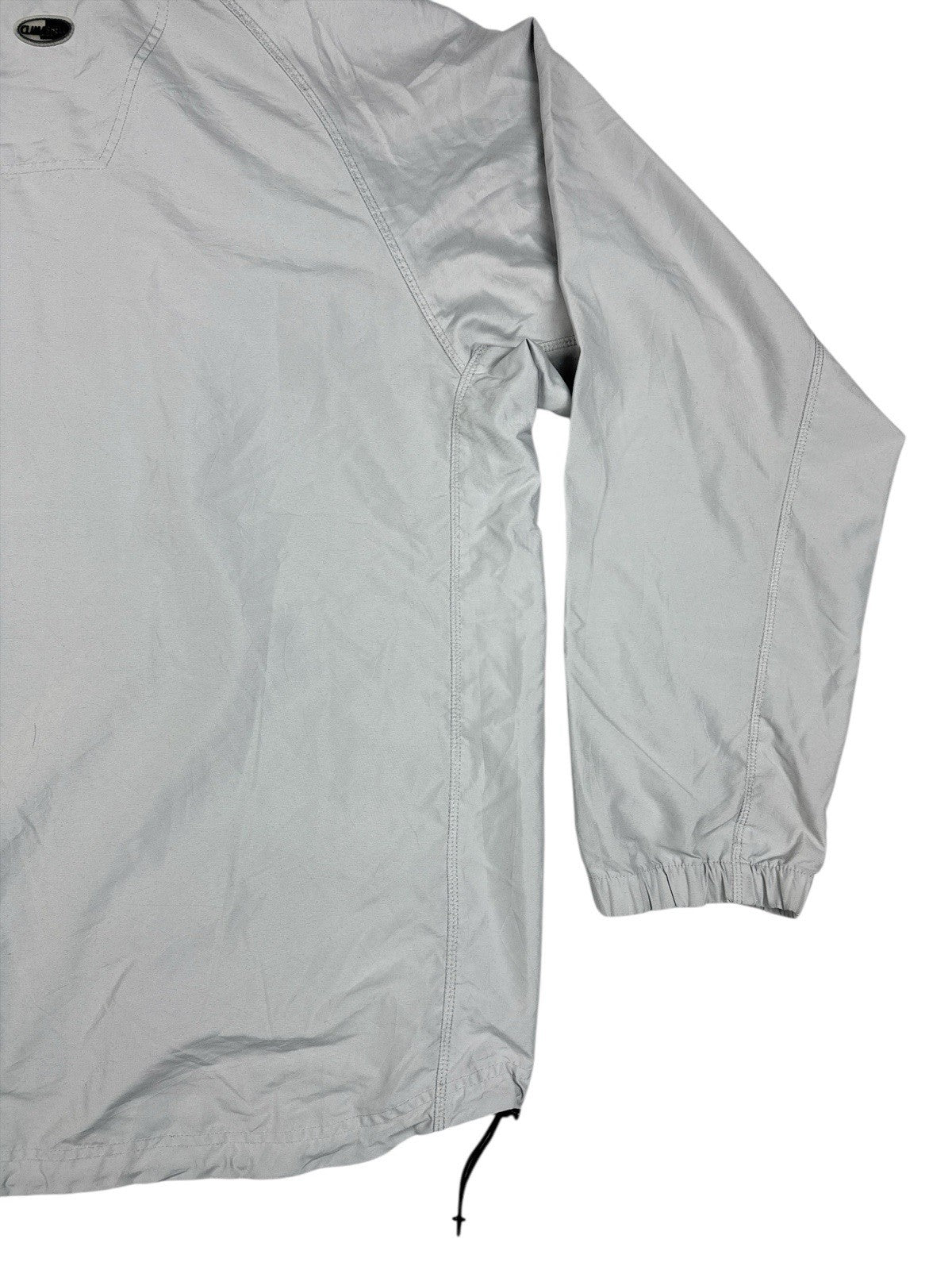 Adidas Vintage Grey ClimaShell 1/4 Zip Pullover Track Jacket Medium
