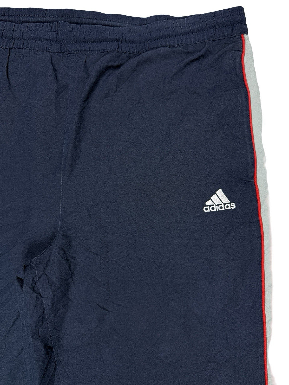 Adidas Vtg Y2K Blue Mesh Lined Track Pant Trousers 2XL (46/48W)