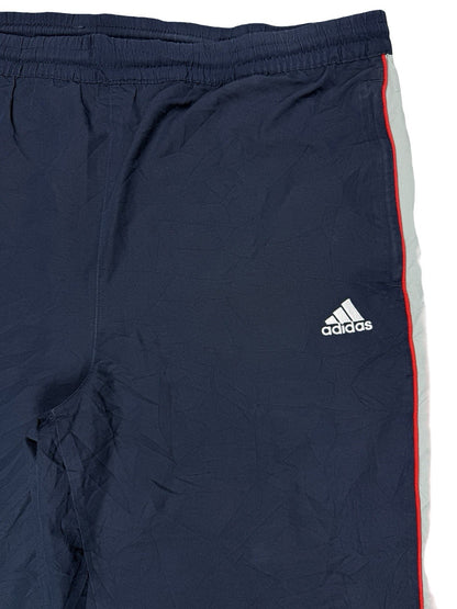 Adidas Vtg Y2K Blue Mesh Lined Track Pant Trousers 2XL (46/48W)