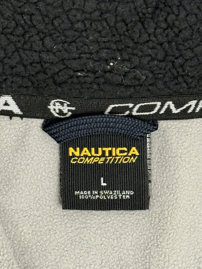 Nautica Competition Grey Quarter Zip Jumper Large