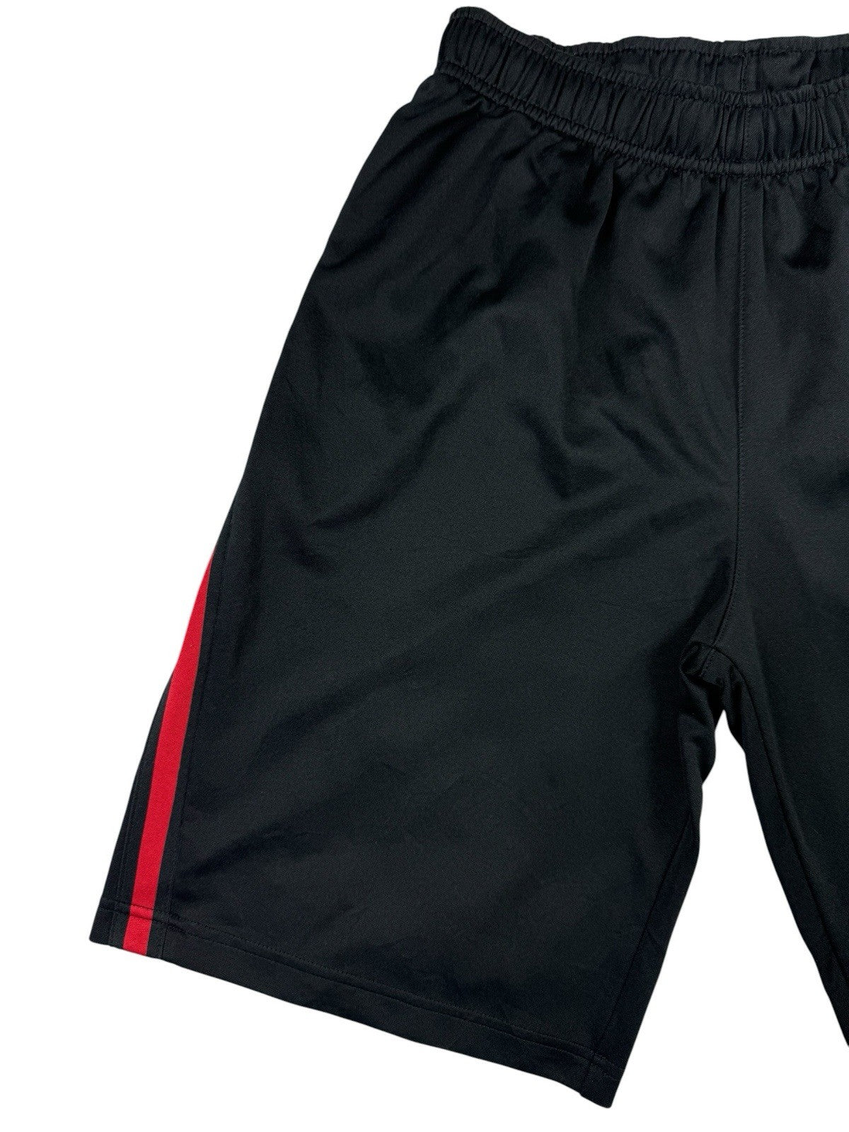 Nike Black Red Polyester Sport Shorts Large