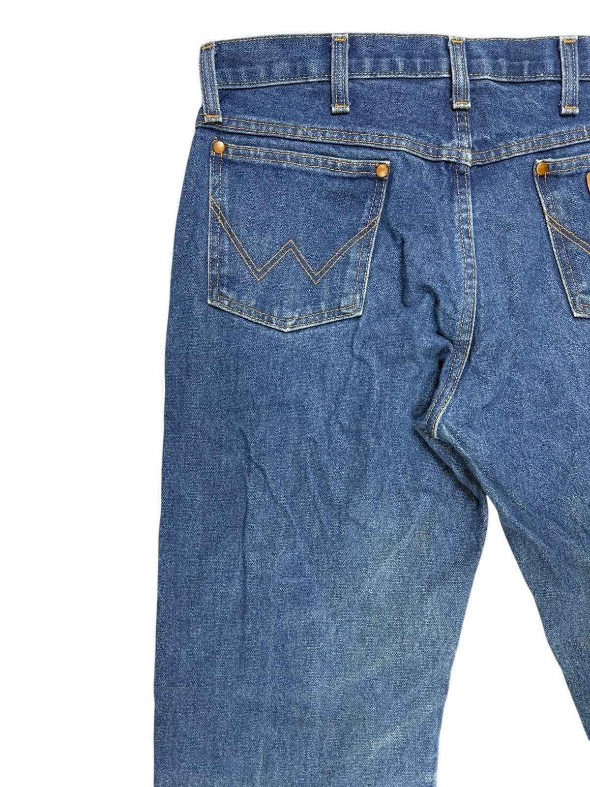 Wrangler 13MWZPW Blue Original Cowboy Cut Denim Jeans 34W 30L