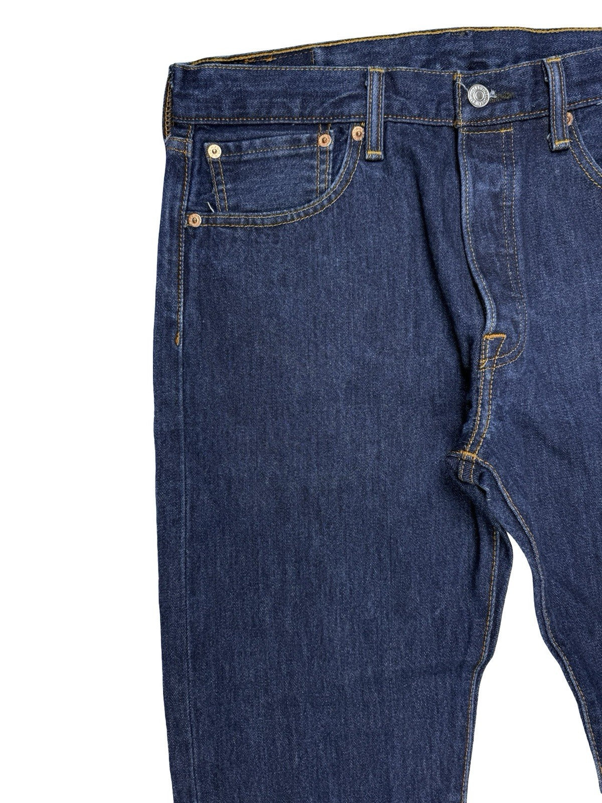 Levi's 501 Blue Denim Straight Leg Jeans 32W 32L