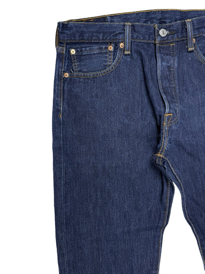 Levi's 501 Blue Denim Straight Leg Jeans 32W 32L