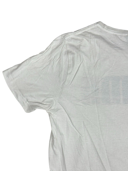 Puma Retro White Printed Top Medium