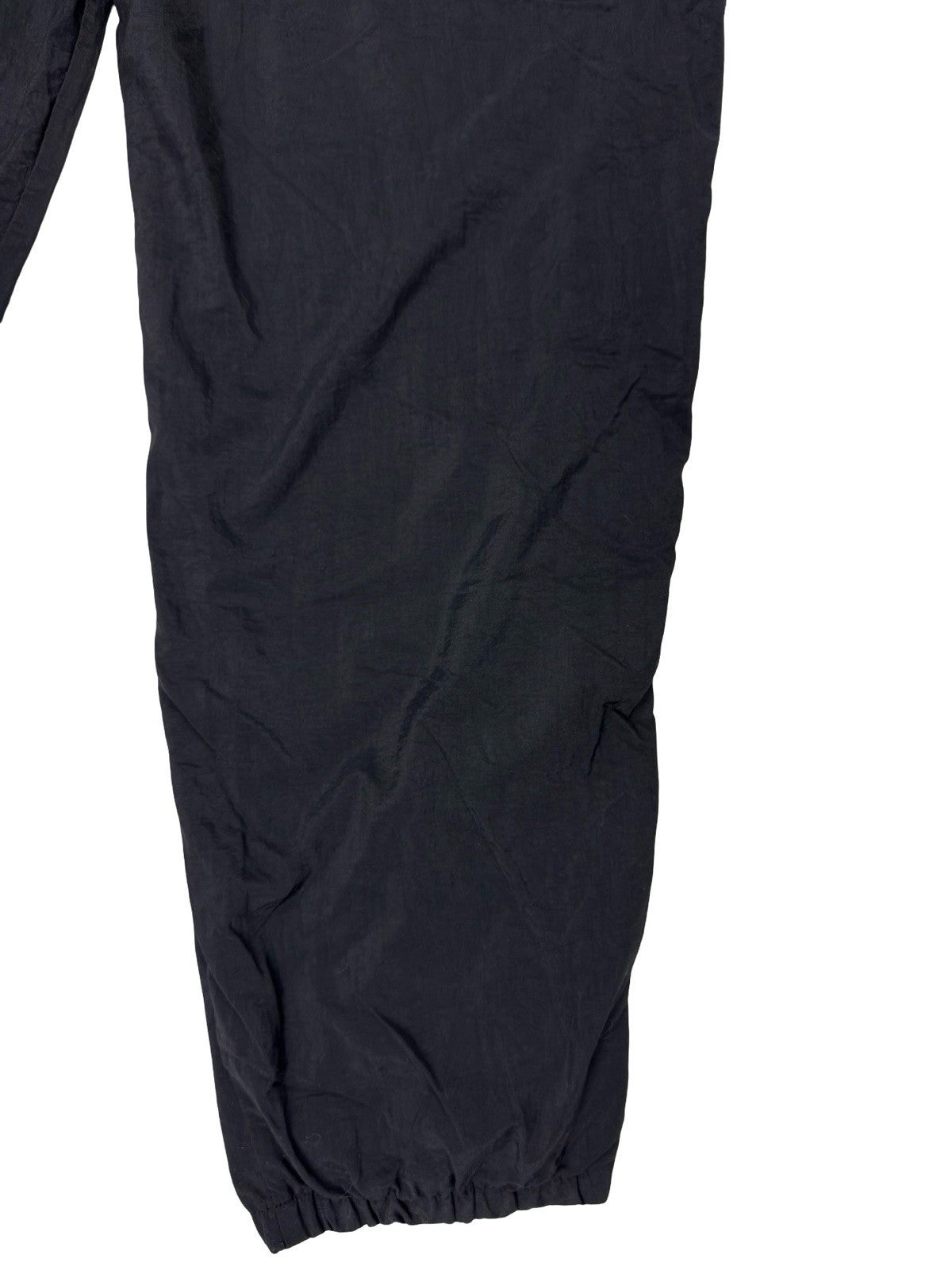 Fila Retro Black Lined Nylon Tracksuit Bottom Trousers XL