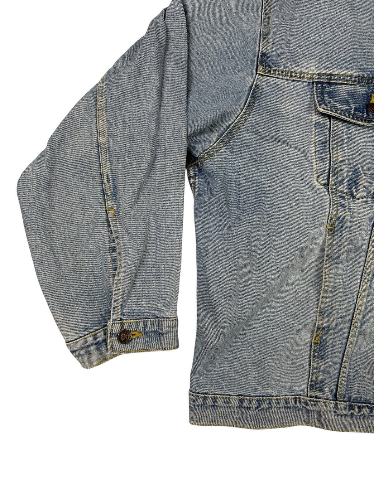 Faded Glory Retro Blue Denim Jacket 2XL